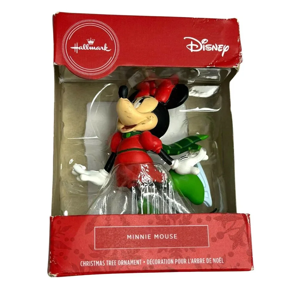 Hallmark Disney Minnie Mouse Ornament Christmas Tree Holiday NIB